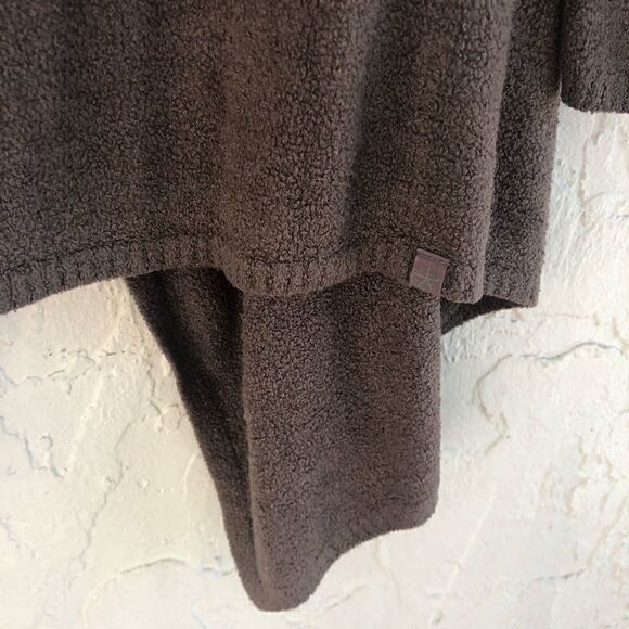 BAREFOOT DREAMS Light Island Wrap Brown Open Front Cardigan Sweater Size S/M - Picture 6 of 6